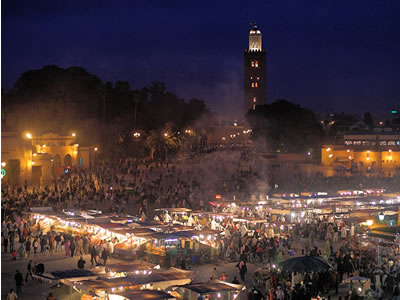 The world-famous square, Jemma El Fna