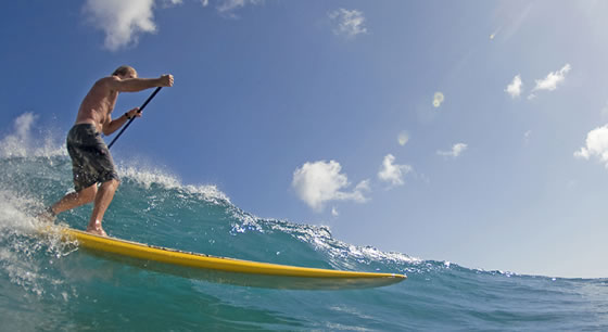 Stand up paddle surfing Tarifa