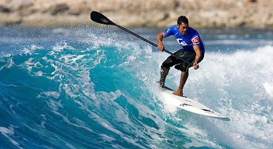 Stand up paddle surfing Tarifa